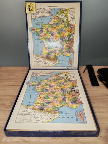 Ancien puzzle géographie - ancien,