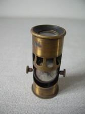 Ancien microscope de poche de