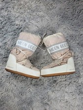 Bottes Moon Boot vintage beige