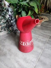 BROC MOTUL EN  PLASTIQUE  GARAGE  ANCIEN  BIDON. PUB MOTUL  5 litres