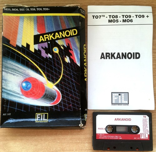 Arkanoid complet boîte notice - arkanoid,