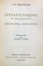 RUSSIE/DOSTOIEVSKI/OEUVRES/TOM