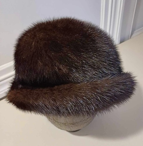 Toque fourrure vison - toque, en