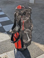 Nike limited Camouflage Lightweight stand bag golf caddy bag rare utilisé...