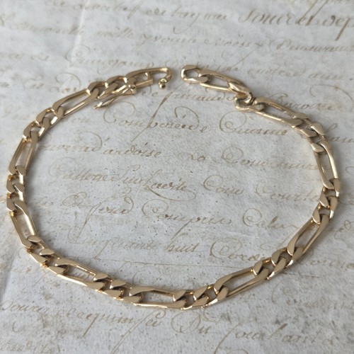 Bracelet gourmette plaque - gourmette,