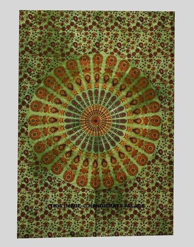 Tenture murale mandala ombre - tenture,