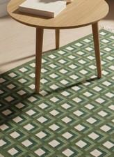 Tapis suédois ancien vert