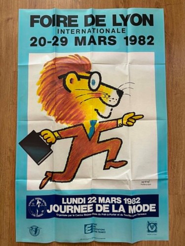 Affiche originale foire - originale, de