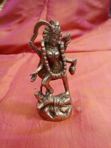 Statue kali déesse - kali, laiton