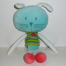 Doudou Chat Du Pareil au même - Dpam - Bleu