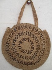 Grand sac à main en Jute et