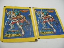 album immages PANINI Vignette 2 POCHETTE VIDE CHEVALIERS du ZODIAQUE Saint Seiya