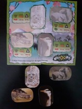 KINDER 2013 - NATOONS - AUTOCOLLANTS ANIMAUX FT066  + BPZ