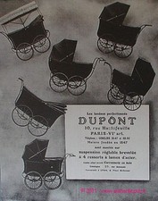 PUBLICITE DUPONT LANDAU PLIANT