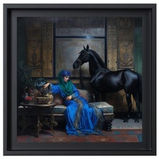 🎨 Tableau Original Tullasky – Acrylique sur toile – 30x30 cm – Œuvre unique ✨