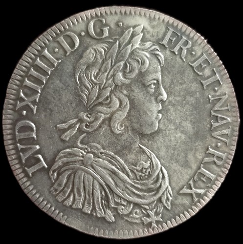 écu mèche courte 1644 - Écu, rose