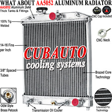 Radiateur Aluminium Pour 92-00 97 Honda Civic D15 D16 EK EG Acura Integra AT 00