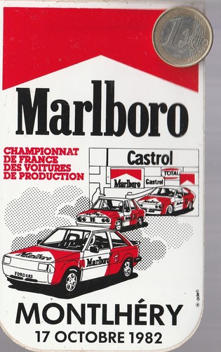 Autocollant marlboro - autocollant.,