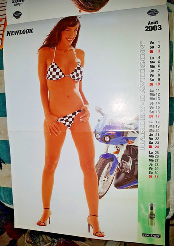Calendrier newlook 2003 moto - calendrier,