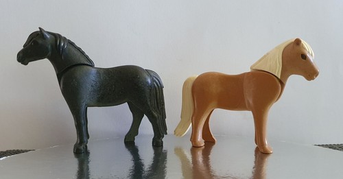 Playmobil lot 2 poneys - lot,