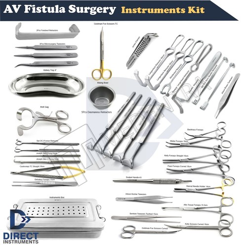 42Pcs Set AV Fistula Surgery
