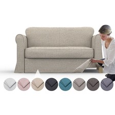 Housse confortable pour lit Hagalund 2 places - mélange de cachemire tissu...