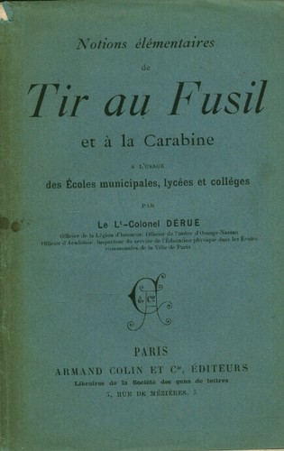 Livre ancien tir fusil et - au,