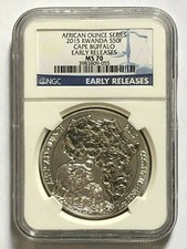 2015 Rwanda 1 oz Silver Coin