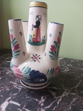 Bouquetière en faïence de Quimper (HB)