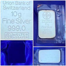 Lingot argent Pur Swiss Bank