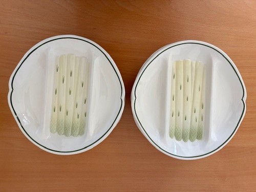 Assiettes asperges en - asperges,