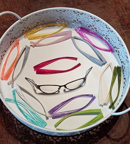 Branches lunettes clip - de, d