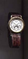 Men's BULOVA  Quartz Watch ~ Leather Band ~ (92D60) NIB