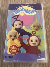 CASSETTE VIDÉO VHS LES TELETUBBIES ENTREZ DANS LA DANSE DES RARE FRANÇAIS