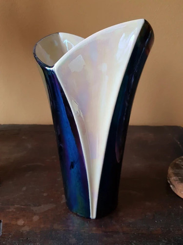 Vase bicolore irisé - bicolore, verceram