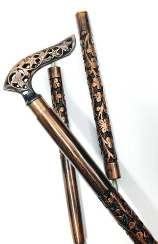 Canne marche bois - canne,