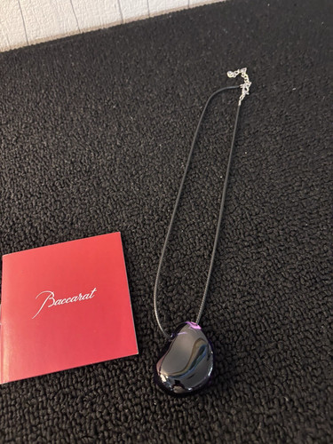 Collier galet violet - , en