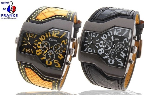 Montre double cadran - double, sport