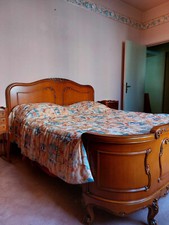 Lit en corbeille en merisier