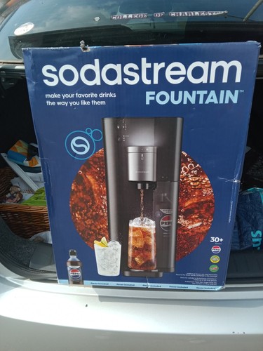 Soda stream fountain black - stream,