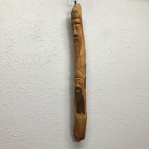 Hand carved wood spirit folk - hand,