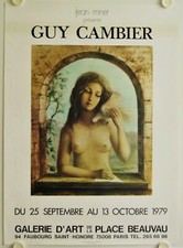 Affiche GUY CAMBIER 1979