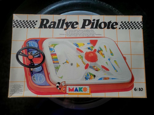 Ancien jeu rallye pilote - ancien,