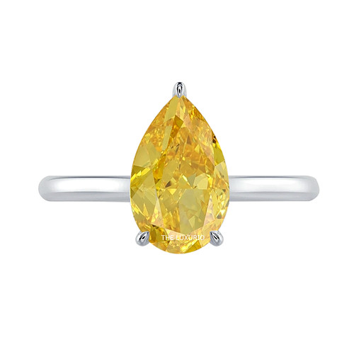 Bague carat en platine - 1,50,