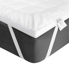 Surmatelas 140 x 200 cm en coton extra doux 140 x 200 cm pour lit à sommier t...