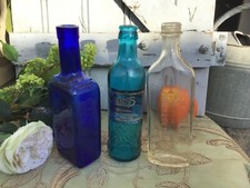 3 Ancienne bouteille ver de