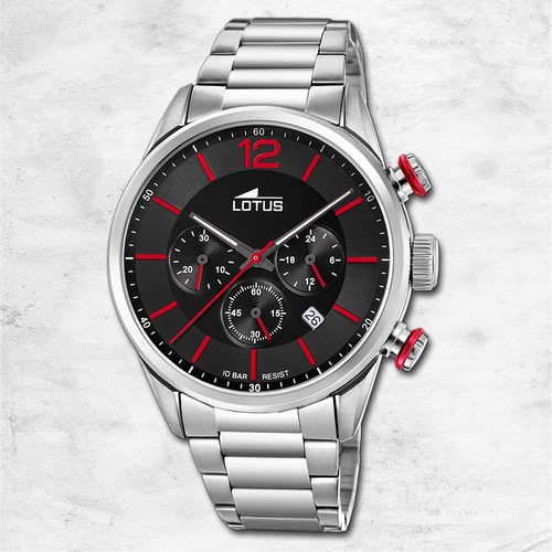 Lotus montre hommes - hommes, inox