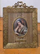 Antique French Hand-Painted