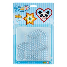 Hama Iron Perle Plaques Maxi - Heart and Star