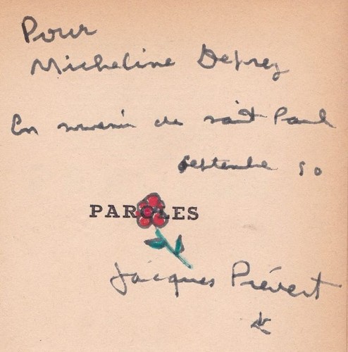 Prevert paroles - prevert, (jacques).
